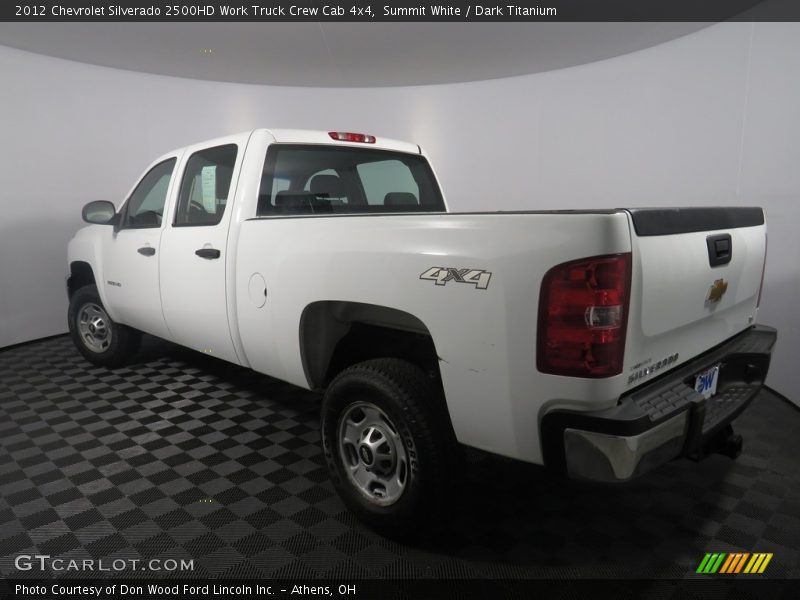 Summit White / Dark Titanium 2012 Chevrolet Silverado 2500HD Work Truck Crew Cab 4x4