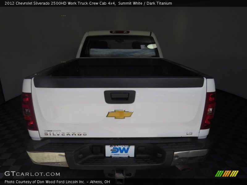 Summit White / Dark Titanium 2012 Chevrolet Silverado 2500HD Work Truck Crew Cab 4x4