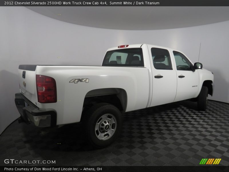 Summit White / Dark Titanium 2012 Chevrolet Silverado 2500HD Work Truck Crew Cab 4x4