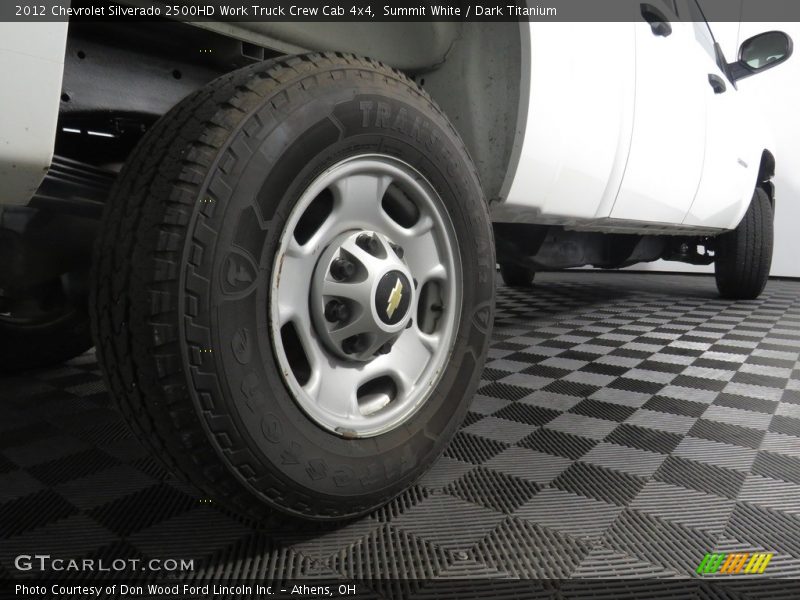 Summit White / Dark Titanium 2012 Chevrolet Silverado 2500HD Work Truck Crew Cab 4x4