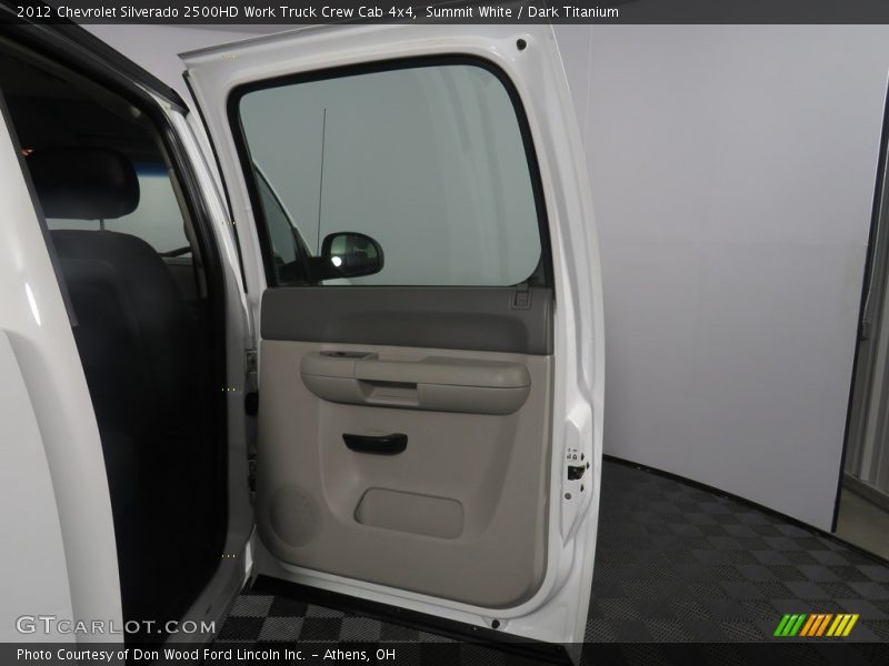 Summit White / Dark Titanium 2012 Chevrolet Silverado 2500HD Work Truck Crew Cab 4x4