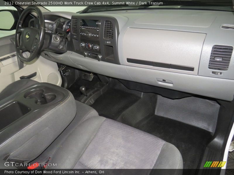 Summit White / Dark Titanium 2012 Chevrolet Silverado 2500HD Work Truck Crew Cab 4x4