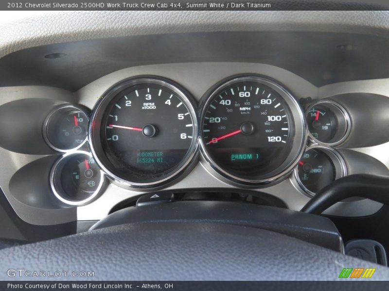 Summit White / Dark Titanium 2012 Chevrolet Silverado 2500HD Work Truck Crew Cab 4x4
