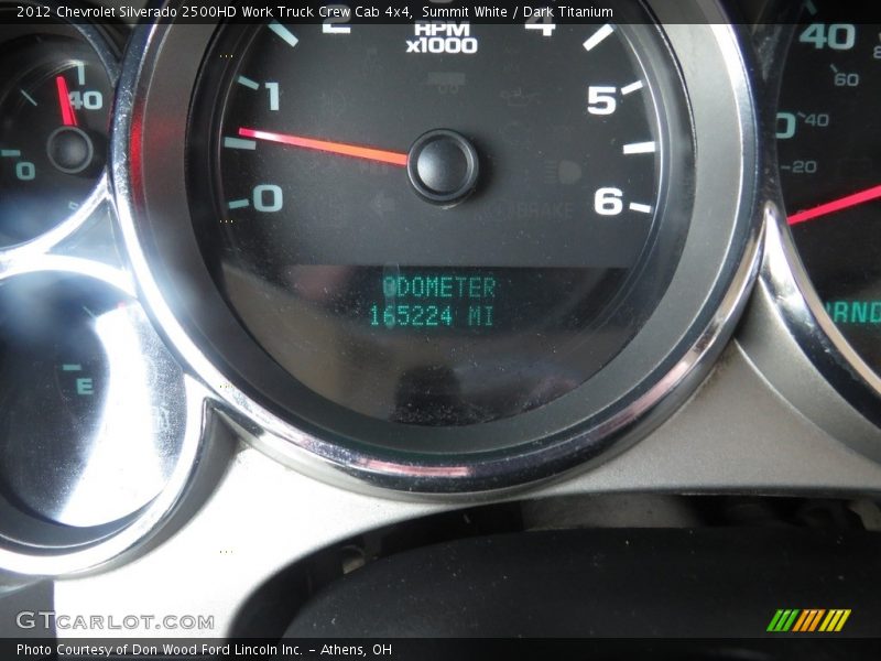 Summit White / Dark Titanium 2012 Chevrolet Silverado 2500HD Work Truck Crew Cab 4x4