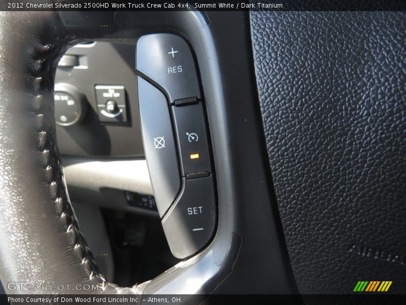 Summit White / Dark Titanium 2012 Chevrolet Silverado 2500HD Work Truck Crew Cab 4x4