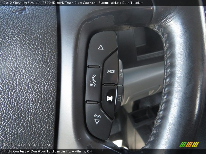 Summit White / Dark Titanium 2012 Chevrolet Silverado 2500HD Work Truck Crew Cab 4x4