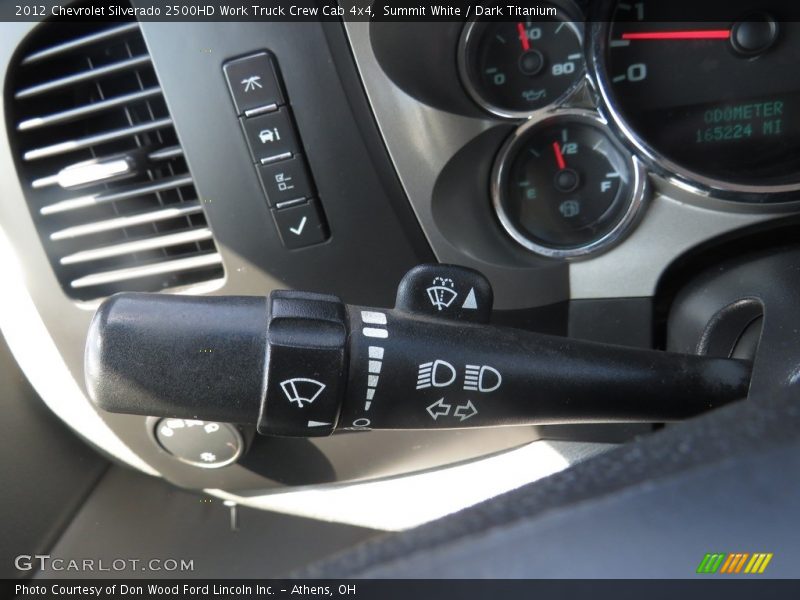 Summit White / Dark Titanium 2012 Chevrolet Silverado 2500HD Work Truck Crew Cab 4x4