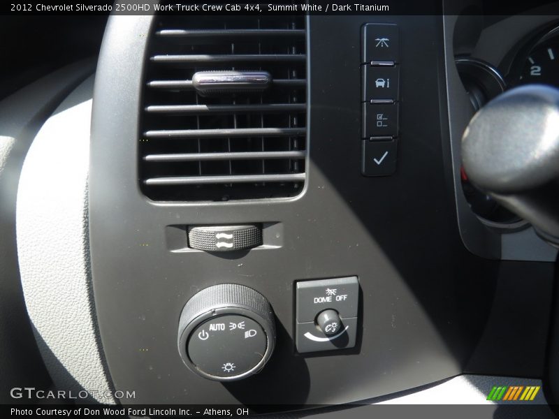 Summit White / Dark Titanium 2012 Chevrolet Silverado 2500HD Work Truck Crew Cab 4x4