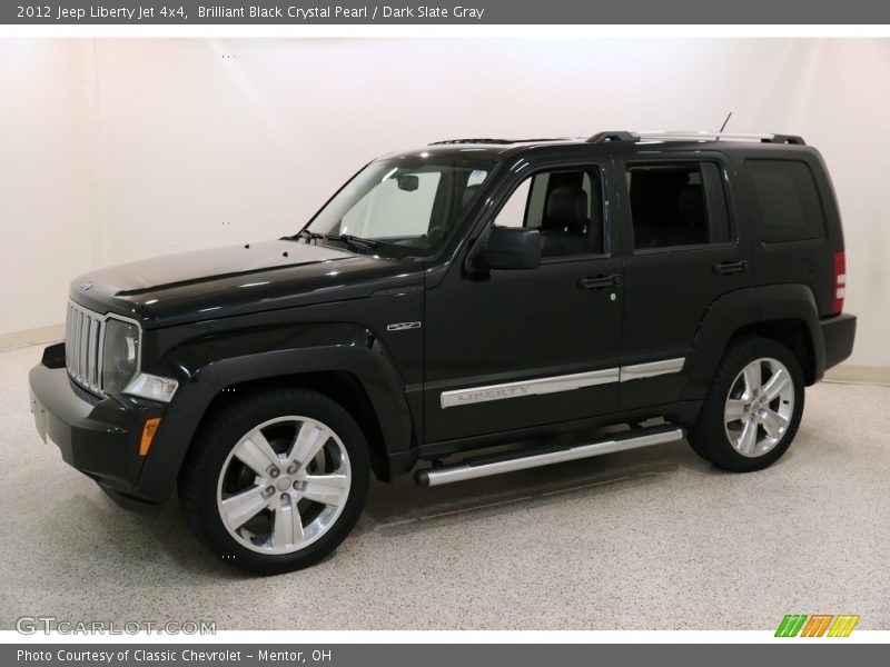 Brilliant Black Crystal Pearl / Dark Slate Gray 2012 Jeep Liberty Jet 4x4