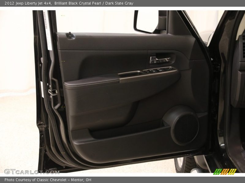 Brilliant Black Crystal Pearl / Dark Slate Gray 2012 Jeep Liberty Jet 4x4
