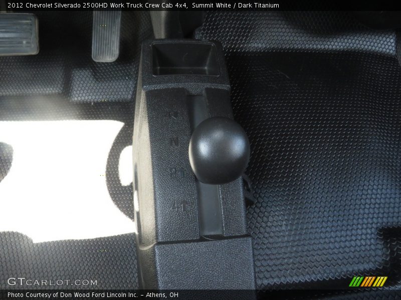 Summit White / Dark Titanium 2012 Chevrolet Silverado 2500HD Work Truck Crew Cab 4x4