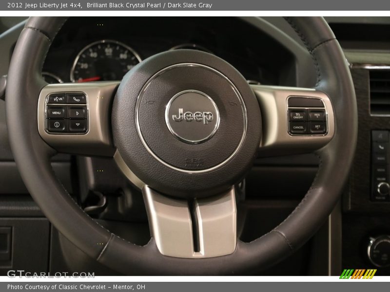Brilliant Black Crystal Pearl / Dark Slate Gray 2012 Jeep Liberty Jet 4x4
