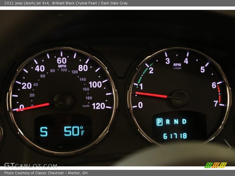 Brilliant Black Crystal Pearl / Dark Slate Gray 2012 Jeep Liberty Jet 4x4