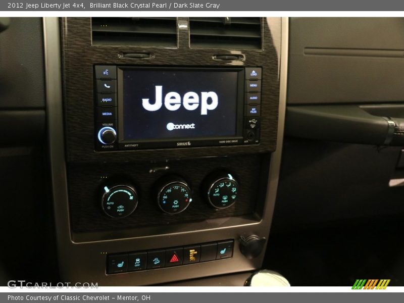 Brilliant Black Crystal Pearl / Dark Slate Gray 2012 Jeep Liberty Jet 4x4