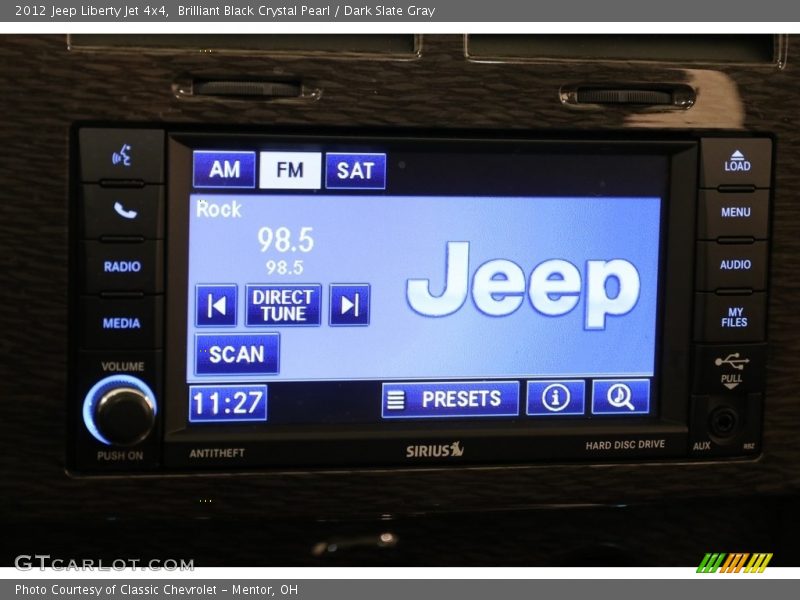 Brilliant Black Crystal Pearl / Dark Slate Gray 2012 Jeep Liberty Jet 4x4