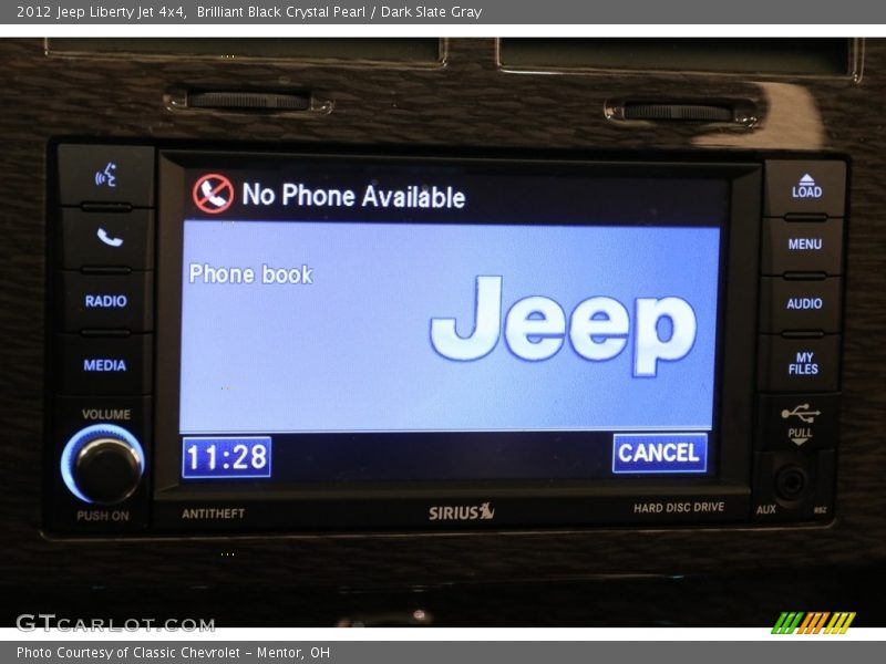 Brilliant Black Crystal Pearl / Dark Slate Gray 2012 Jeep Liberty Jet 4x4
