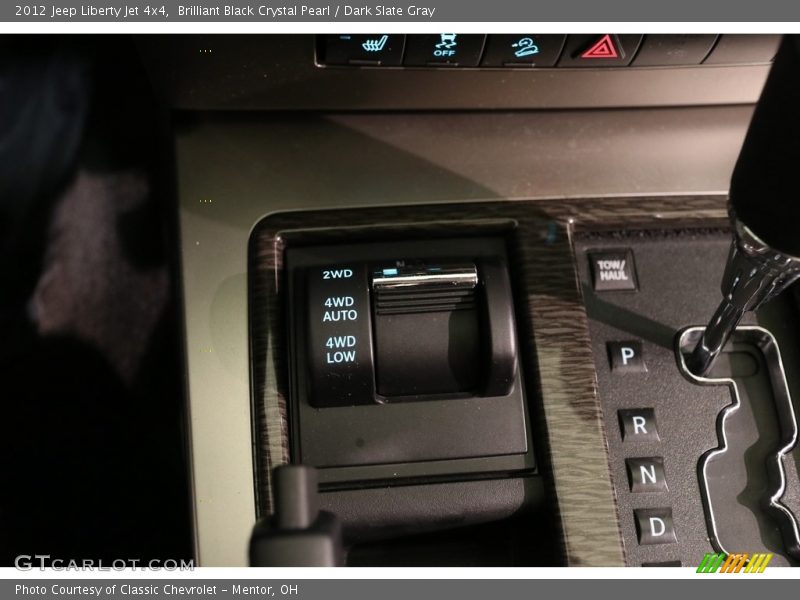 Brilliant Black Crystal Pearl / Dark Slate Gray 2012 Jeep Liberty Jet 4x4