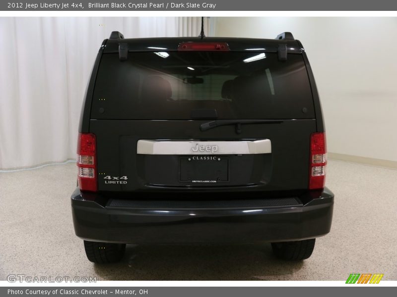 Brilliant Black Crystal Pearl / Dark Slate Gray 2012 Jeep Liberty Jet 4x4