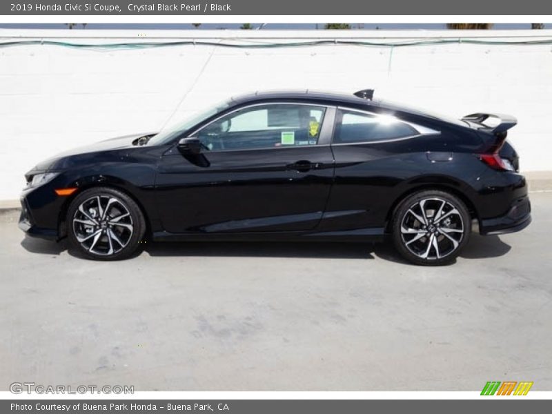 Crystal Black Pearl / Black 2019 Honda Civic Si Coupe