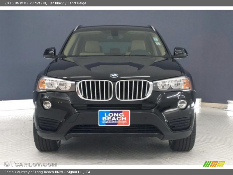 Jet Black / Sand Beige 2016 BMW X3 xDrive28i