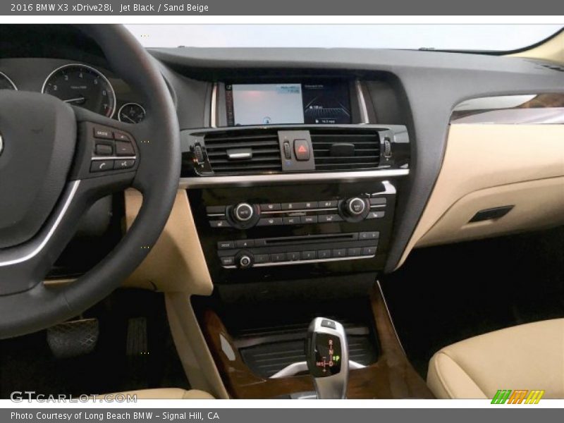Jet Black / Sand Beige 2016 BMW X3 xDrive28i