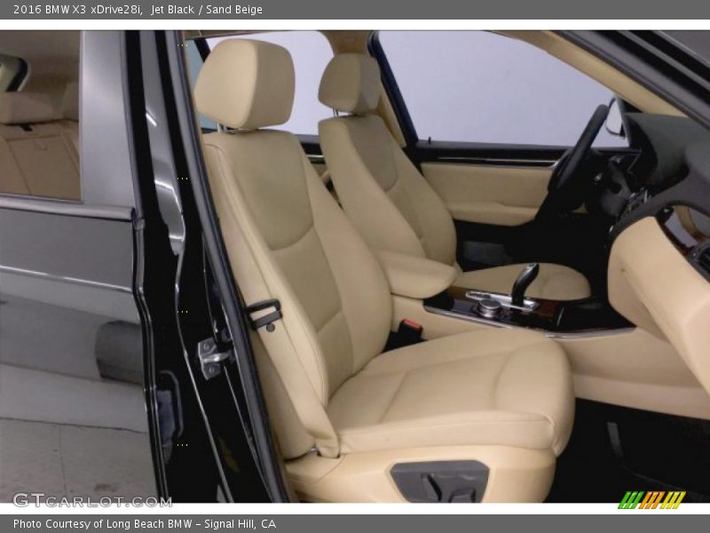 Jet Black / Sand Beige 2016 BMW X3 xDrive28i
