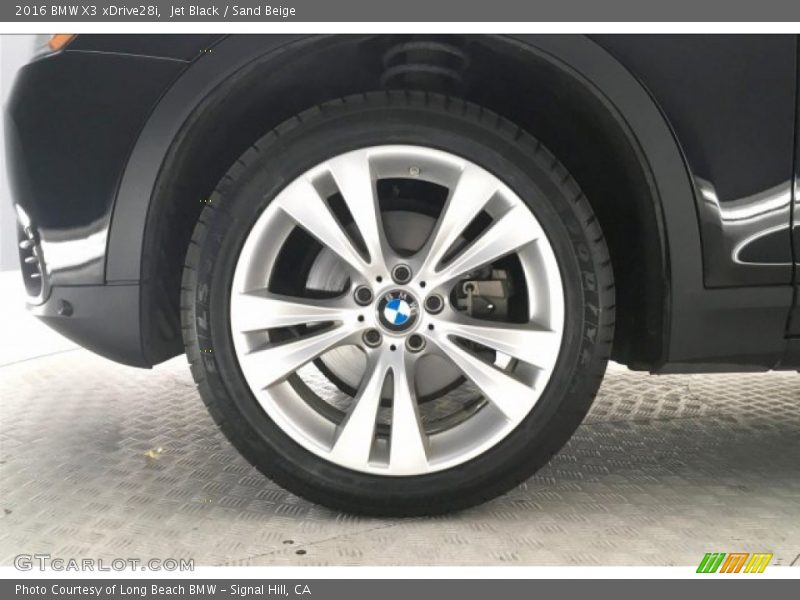 Jet Black / Sand Beige 2016 BMW X3 xDrive28i