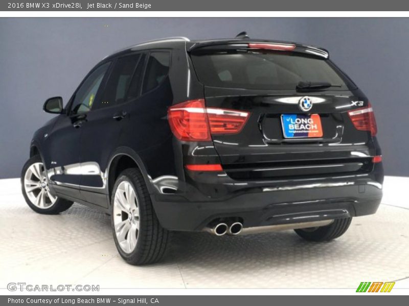 Jet Black / Sand Beige 2016 BMW X3 xDrive28i