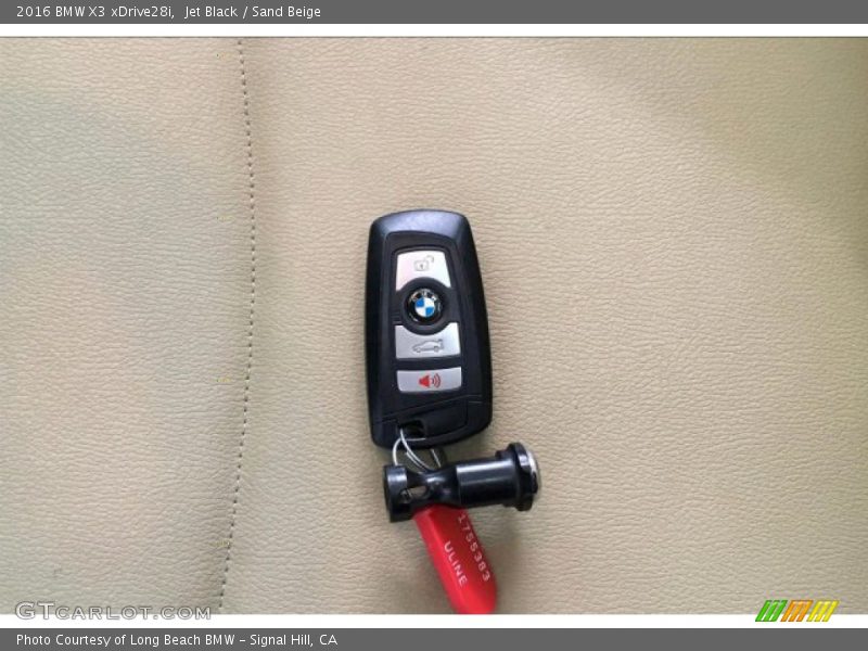 Jet Black / Sand Beige 2016 BMW X3 xDrive28i
