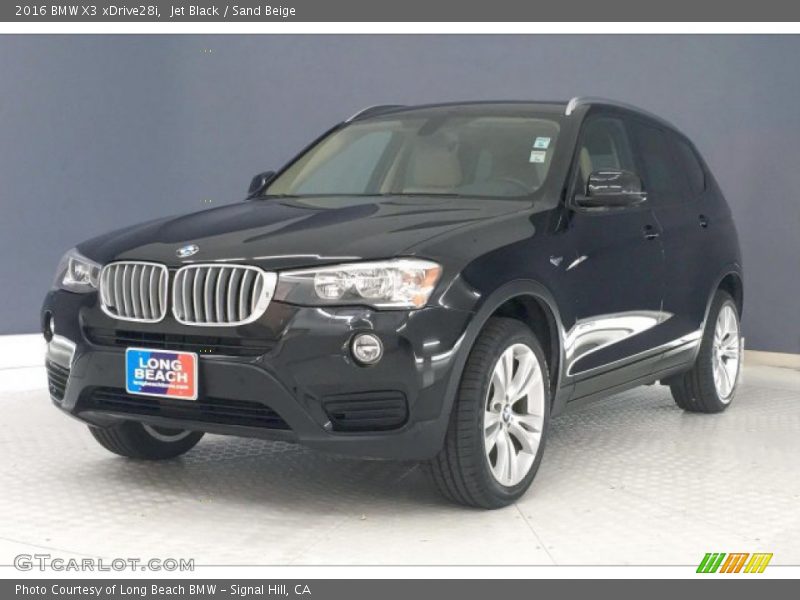 Jet Black / Sand Beige 2016 BMW X3 xDrive28i