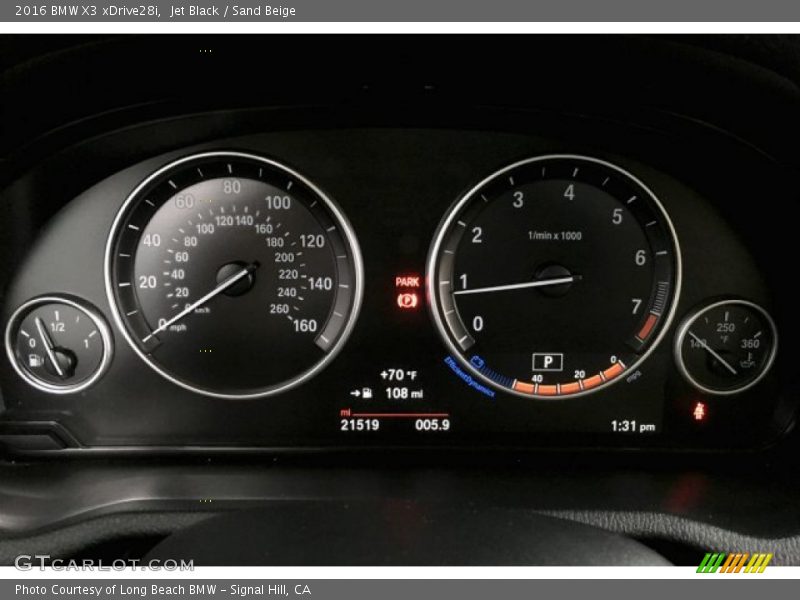 Jet Black / Sand Beige 2016 BMW X3 xDrive28i