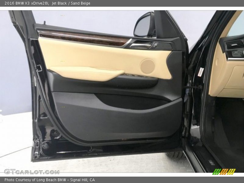 Jet Black / Sand Beige 2016 BMW X3 xDrive28i