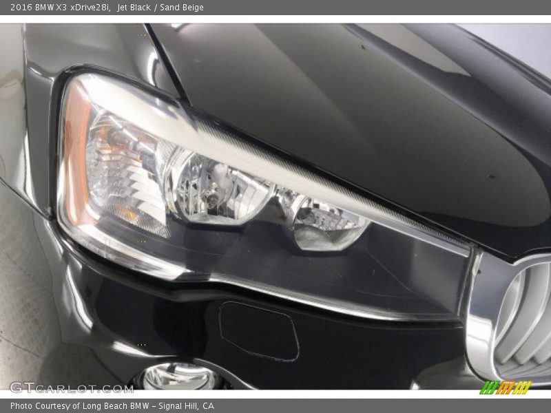 Jet Black / Sand Beige 2016 BMW X3 xDrive28i