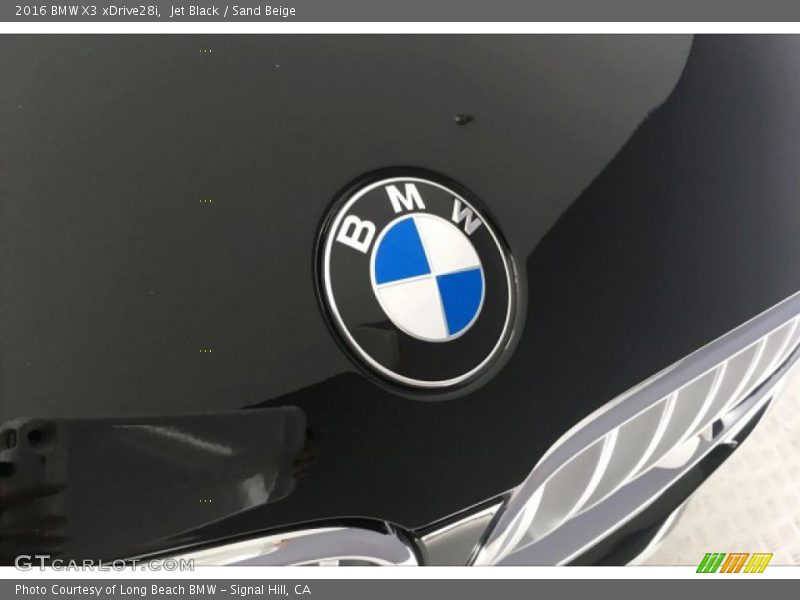 Jet Black / Sand Beige 2016 BMW X3 xDrive28i