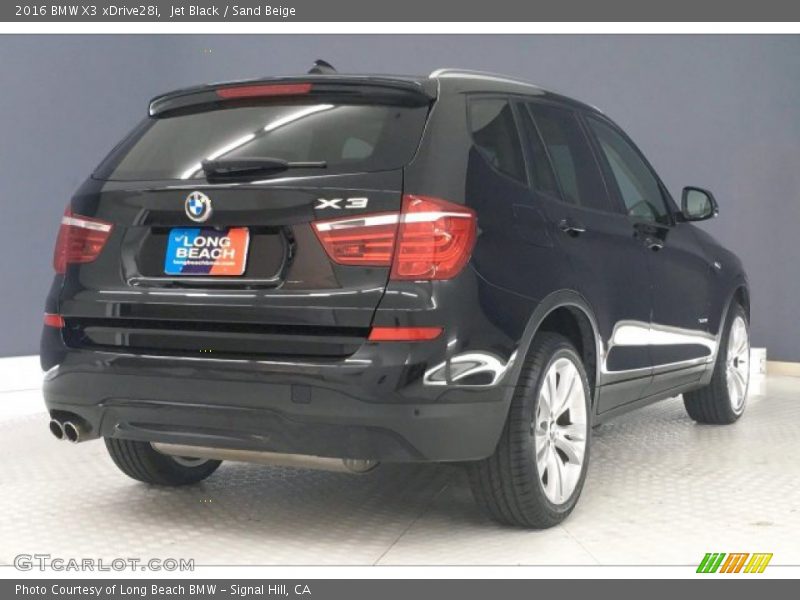 Jet Black / Sand Beige 2016 BMW X3 xDrive28i
