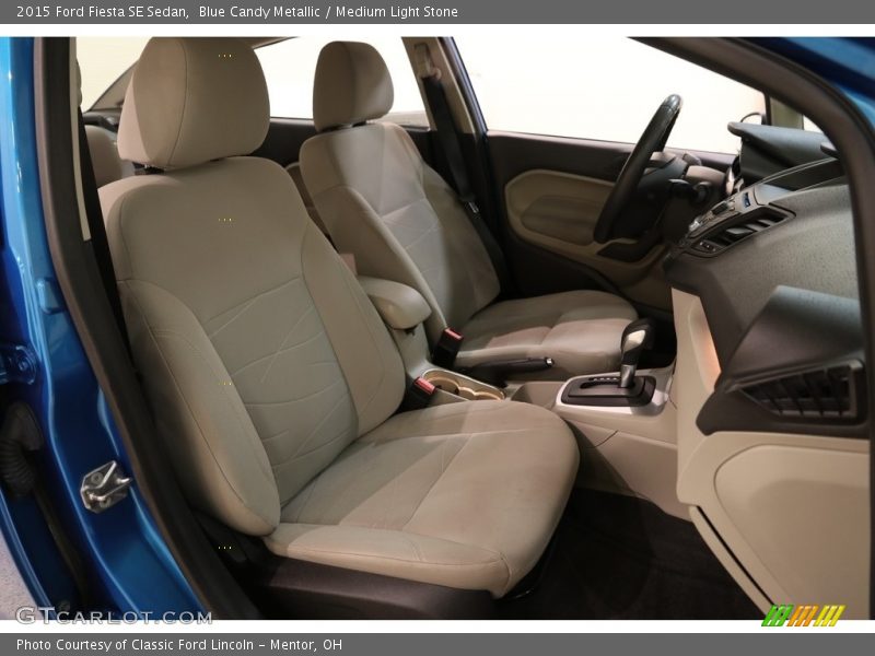 Front Seat of 2015 Fiesta SE Sedan