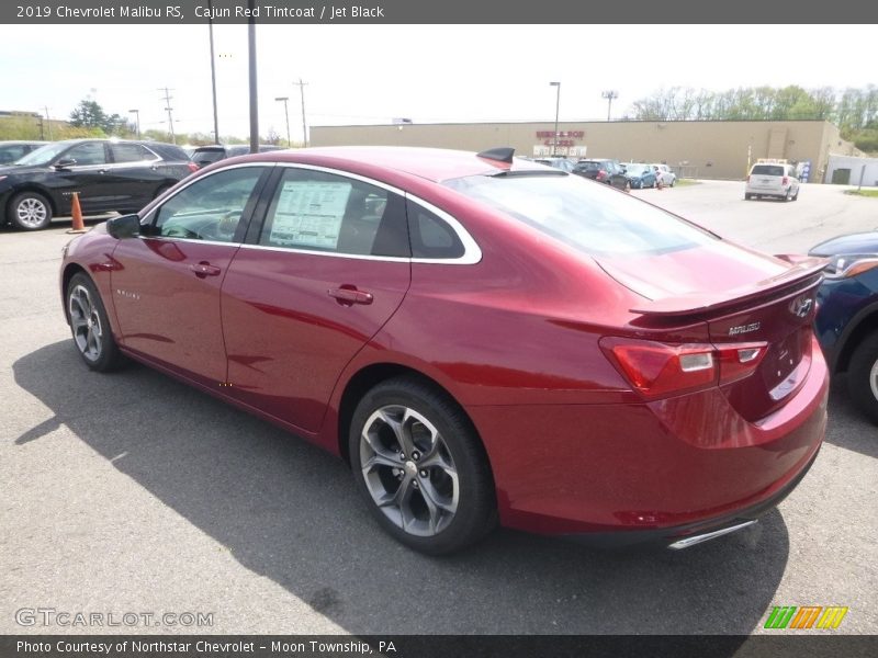 Cajun Red Tintcoat / Jet Black 2019 Chevrolet Malibu RS
