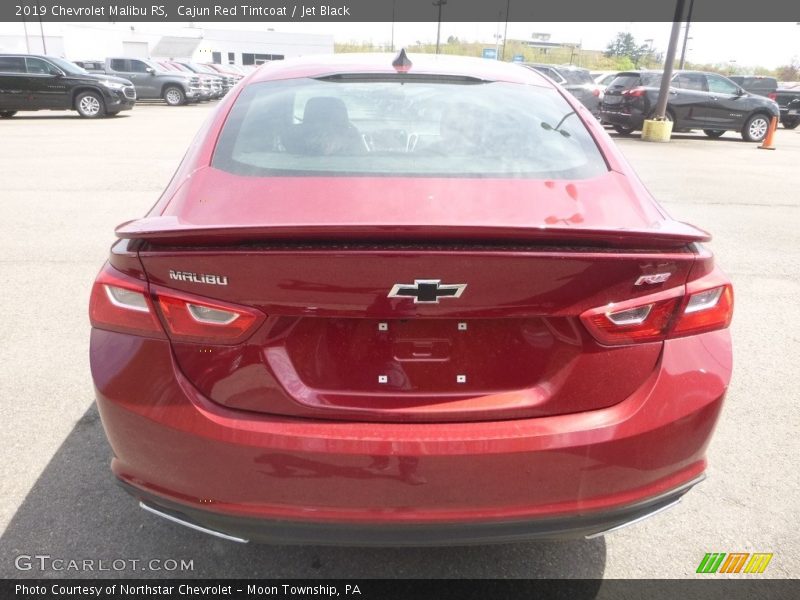 Cajun Red Tintcoat / Jet Black 2019 Chevrolet Malibu RS