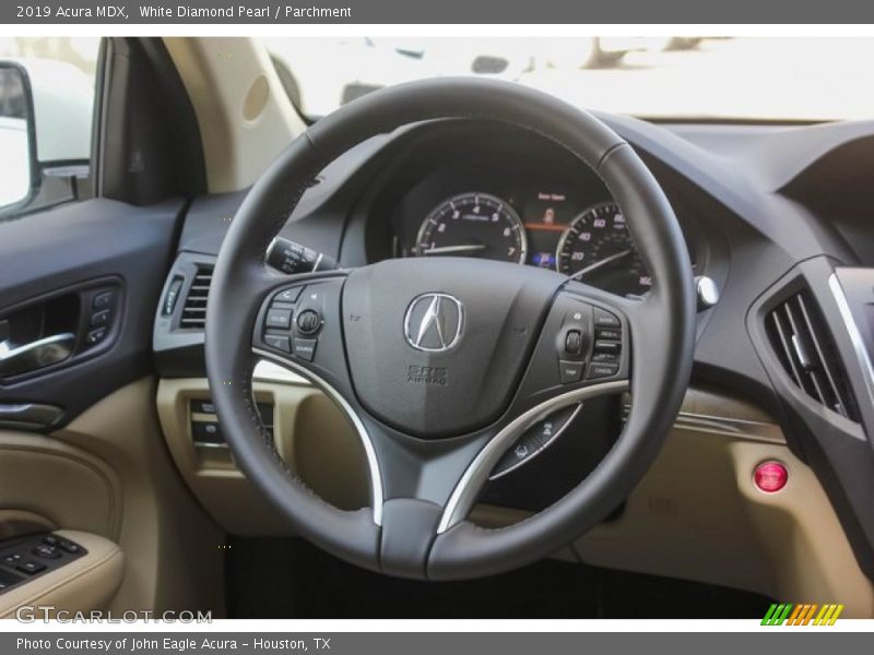 White Diamond Pearl / Parchment 2019 Acura MDX
