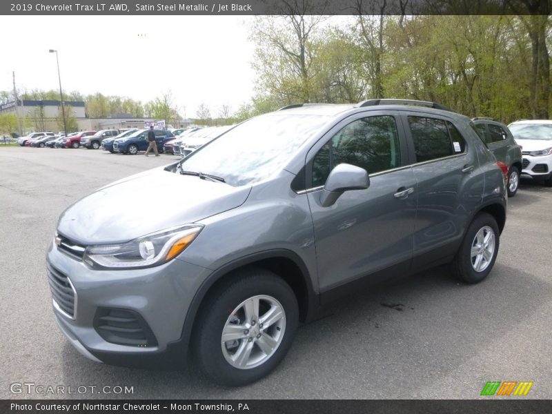 Satin Steel Metallic / Jet Black 2019 Chevrolet Trax LT AWD