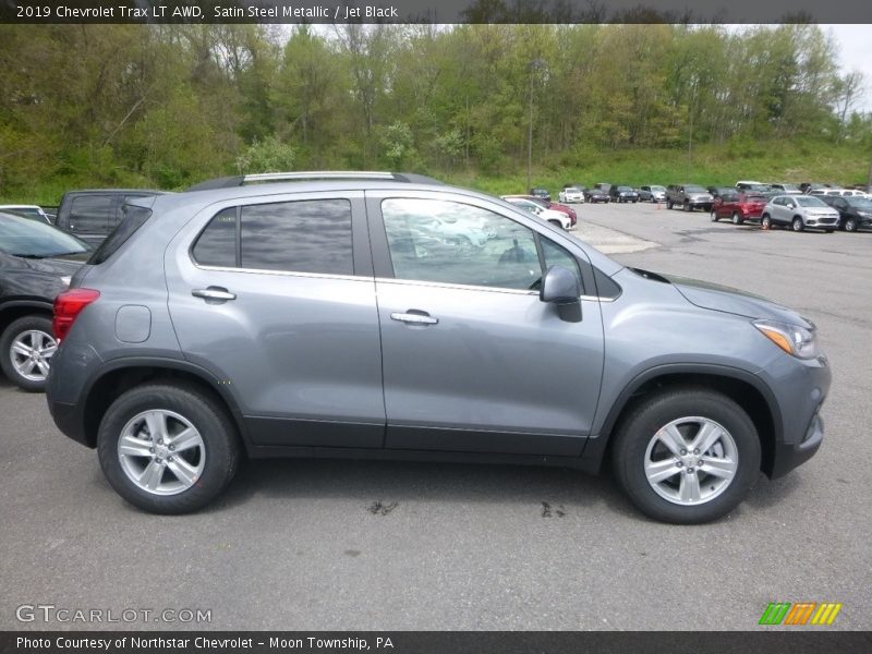 Satin Steel Metallic / Jet Black 2019 Chevrolet Trax LT AWD