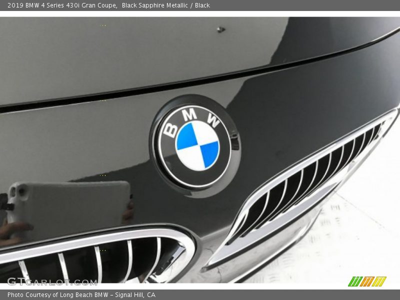 Black Sapphire Metallic / Black 2019 BMW 4 Series 430i Gran Coupe