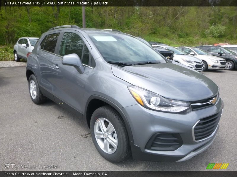 Satin Steel Metallic / Jet Black 2019 Chevrolet Trax LT AWD