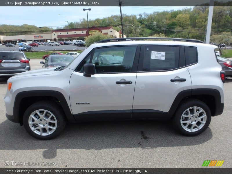 Glacier Metallic / Black 2019 Jeep Renegade Sport 4x4