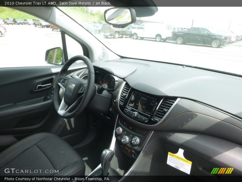 Satin Steel Metallic / Jet Black 2019 Chevrolet Trax LT AWD