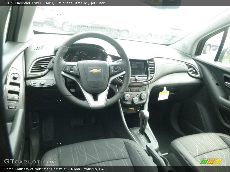 Satin Steel Metallic / Jet Black 2019 Chevrolet Trax LT AWD