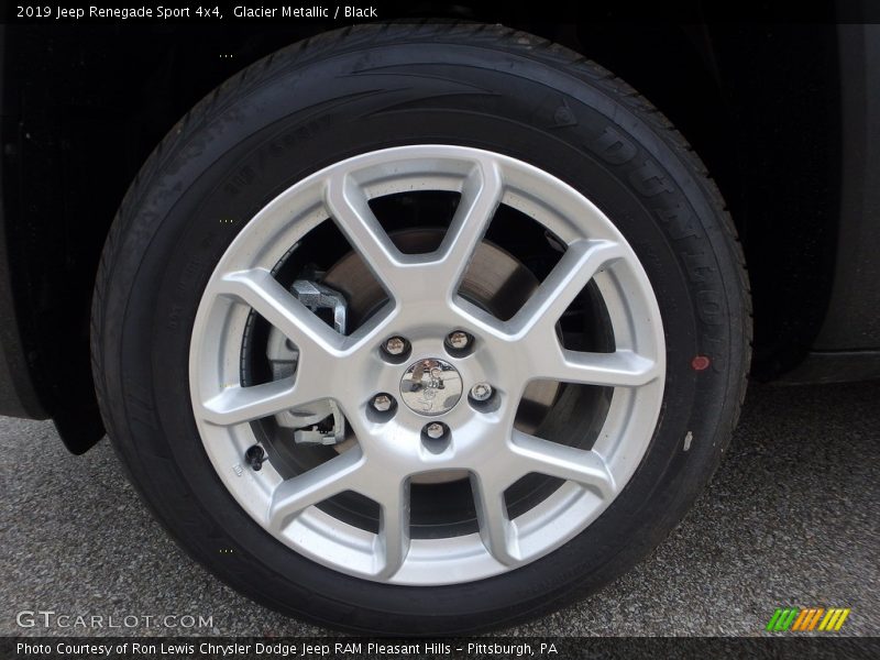 Glacier Metallic / Black 2019 Jeep Renegade Sport 4x4
