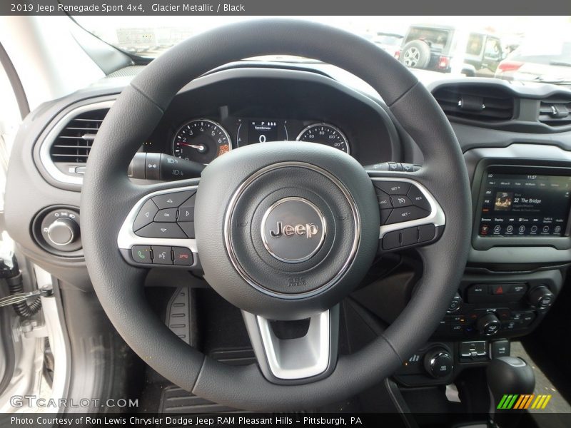 Glacier Metallic / Black 2019 Jeep Renegade Sport 4x4
