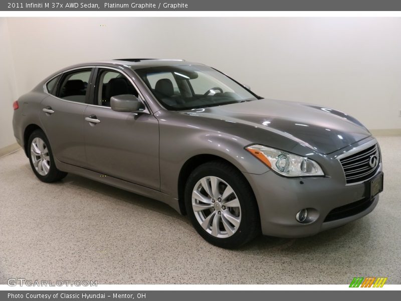 Platinum Graphite / Graphite 2011 Infiniti M 37x AWD Sedan