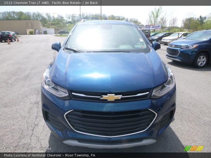 Pacific Blue Metallic / Jet Black 2019 Chevrolet Trax LT AWD